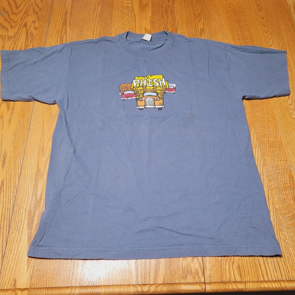 Vintage Phish Shirt Mens XL 1999 Fall Tour Concert Band Double Sided 90s Tee